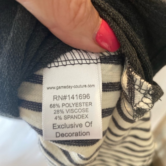 NWT GameDay Couture Husker over sized tunic top - Picture 8 of 9